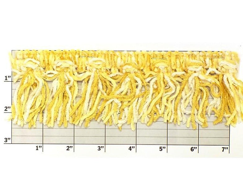 Versaille Multicolor Chenille Tassel Fringe 2-1/2" 17 Colors