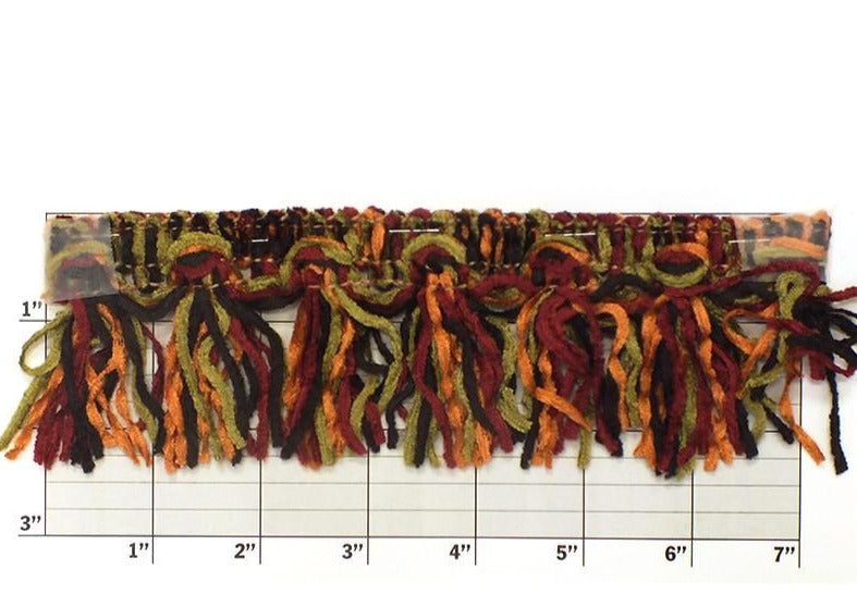 Versaille Multicolor Chenille Tassel Fringe 2-1/2" 17 Colors