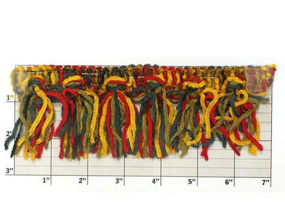 Versaille Multicolor Chenille Tassel Fringe 2-1/2" 17 Colors