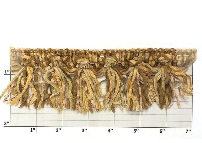 Versaille Multicolor Chenille Tassel Fringe 2-1/2" 17 Colors