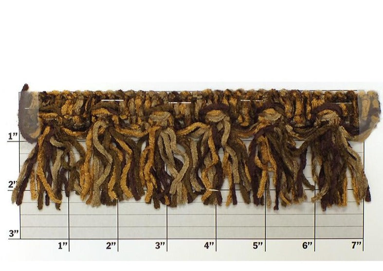 Versaille Multicolor Chenille Tassel Fringe 2-1/2" 17 Colors