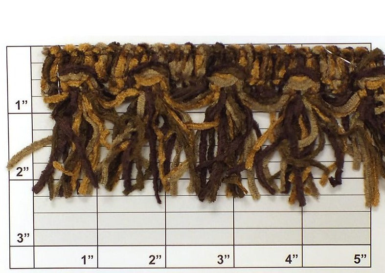 Versaille Multicolor Chenille Tassel Fringe 2-1/2" 17 Colors