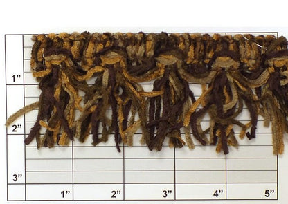 Versaille Multicolor Chenille Tassel Fringe 2-1/2" 17 Colors