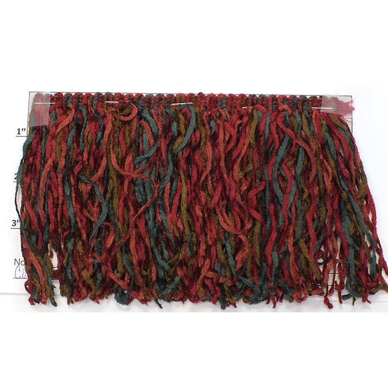 Versaille Multicolor Rayon Chenille Fringe 5" - 16 Colorways