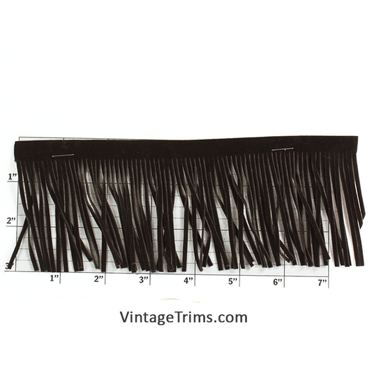 Suede Fringe 3"