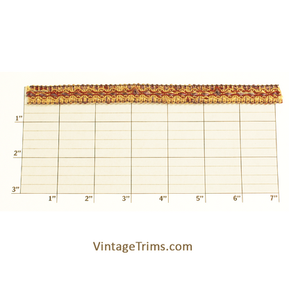 Inset Gimp Braid 5/8" (Per Yard) 3 Colors
