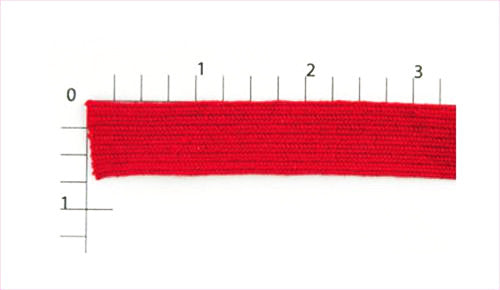 Red Flat Bias Fabric Trim