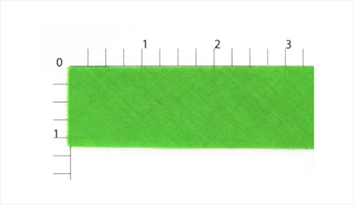 Thin Green Bias Fabric Trim