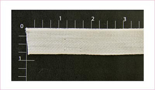 Ivory Flat Bias Fabric Trim