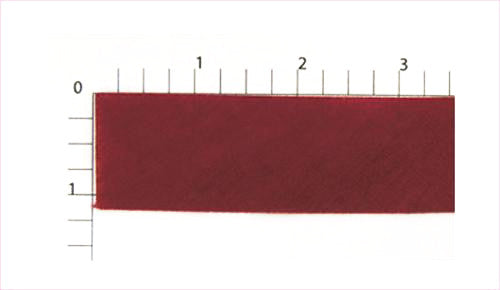 Thin Burgundy Bias Fabric Trim