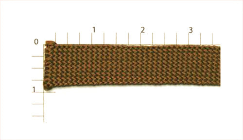 Brown Rayon Braid Fabric Trim