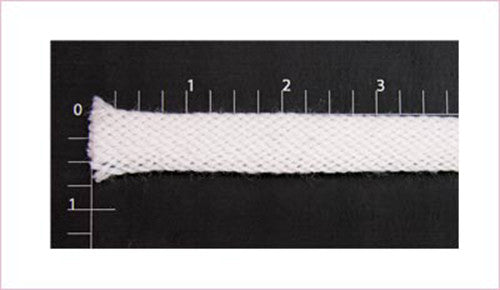 Dazzle White Foldover Bias Fabric Trim