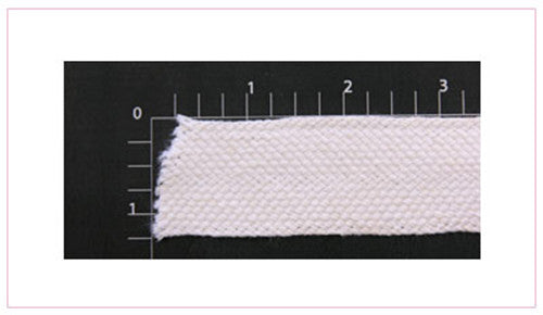 White Flat Bias Fabric Trim