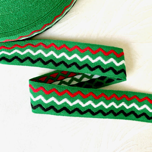     ZigZag_Line_Jacquard_Ribbon