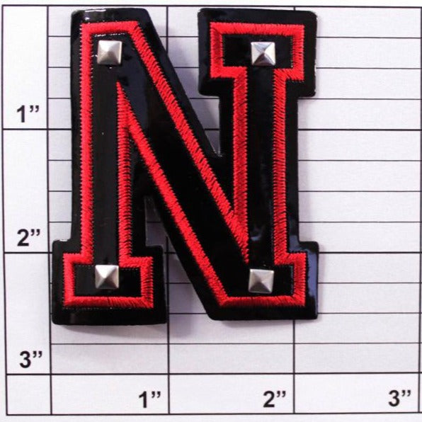 Block Lettering 4 Block Letter Appliques - 4 letters – Vintage Trims