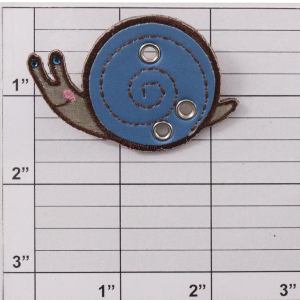 Snail Pin Back Brooch